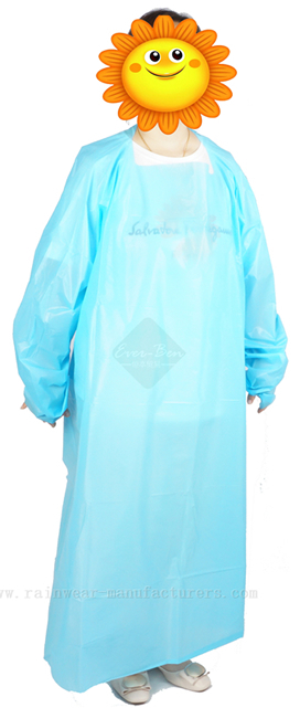 bulk gowns CE and FDA certified long sleeve with thumb holes
